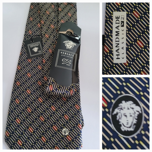 COPY VERSACE TIE / NEW - Picture 2 of 3